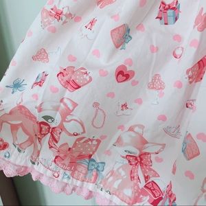 REPLICA Angelic Pretty Lolita Dress Milky-chan Deer Print RARE